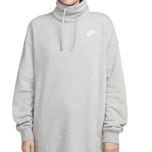 Nike Womens Light Gray Fleece Hoodie‎ 3X